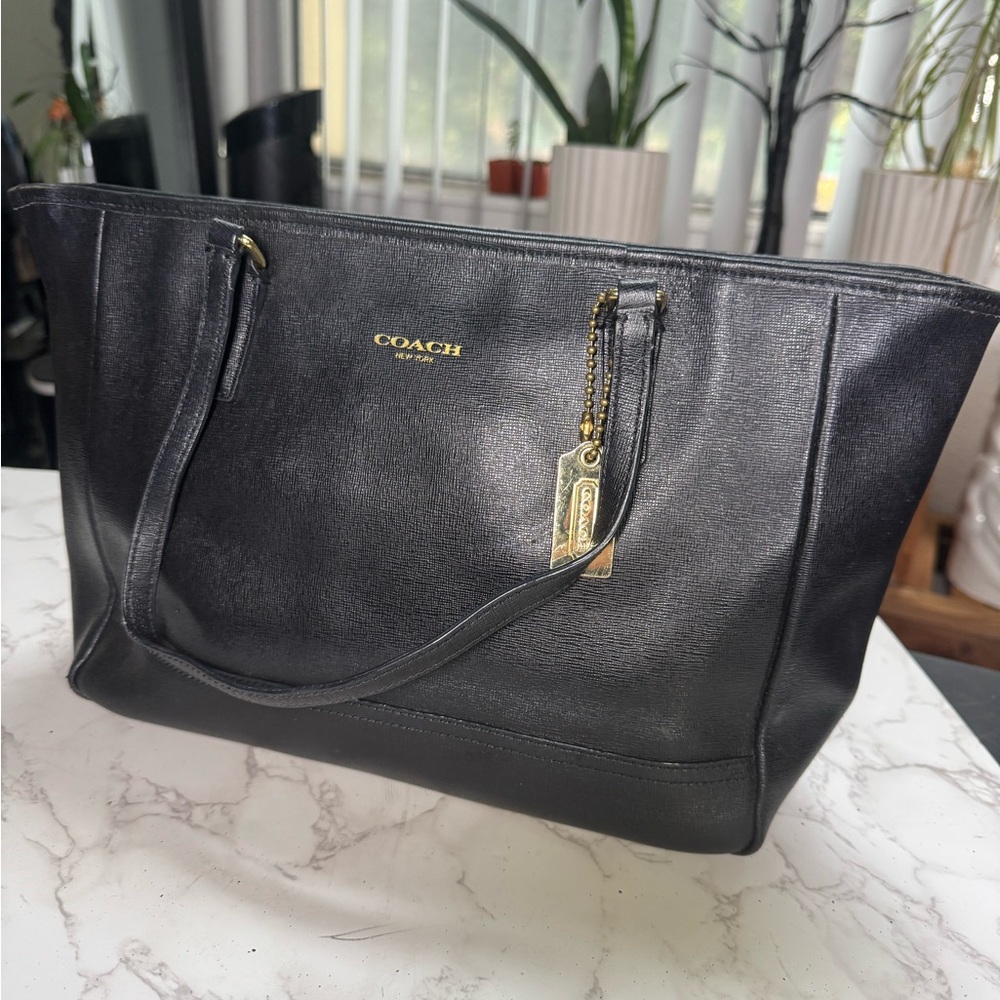 COACH Saffiano Leather Tote